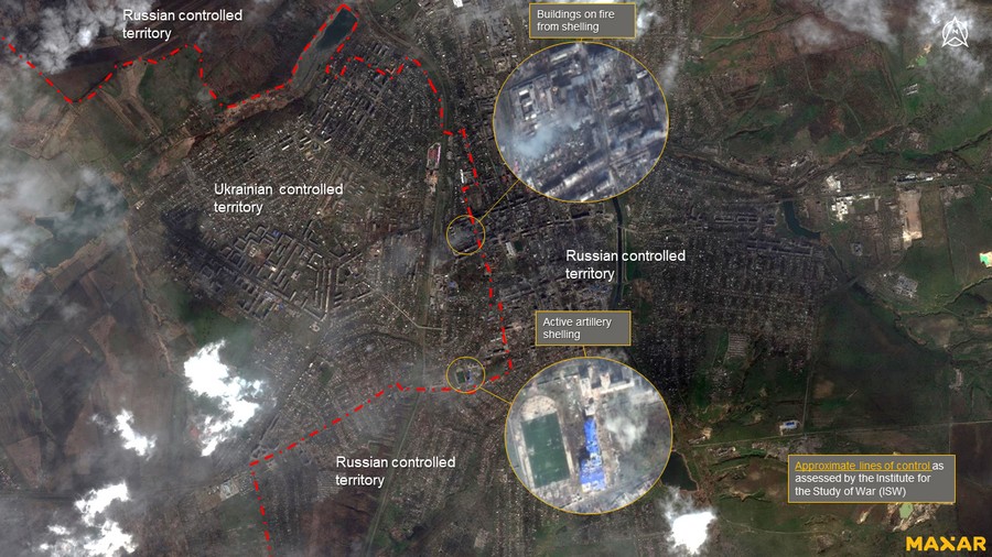 Bakhmut 7 April 2023 Maxar 1c370 Bakhmut 7 April 2023 Maxar 1c370