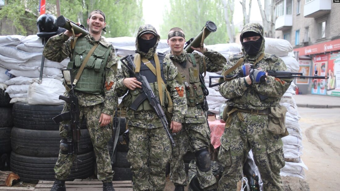 Бойовики лднр у російській військовій формі, 2014 рік / фото з відкритих джерел