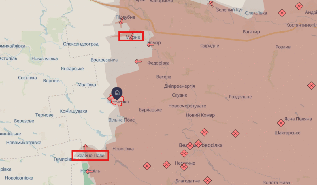 окупували