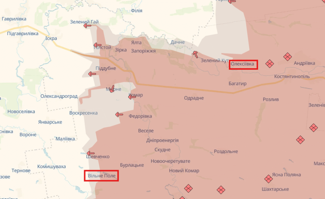 зміни на фронті