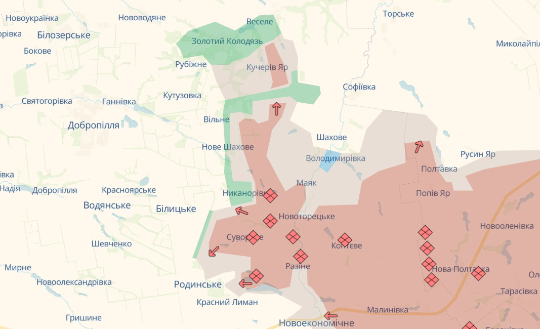 добропільському напрямку