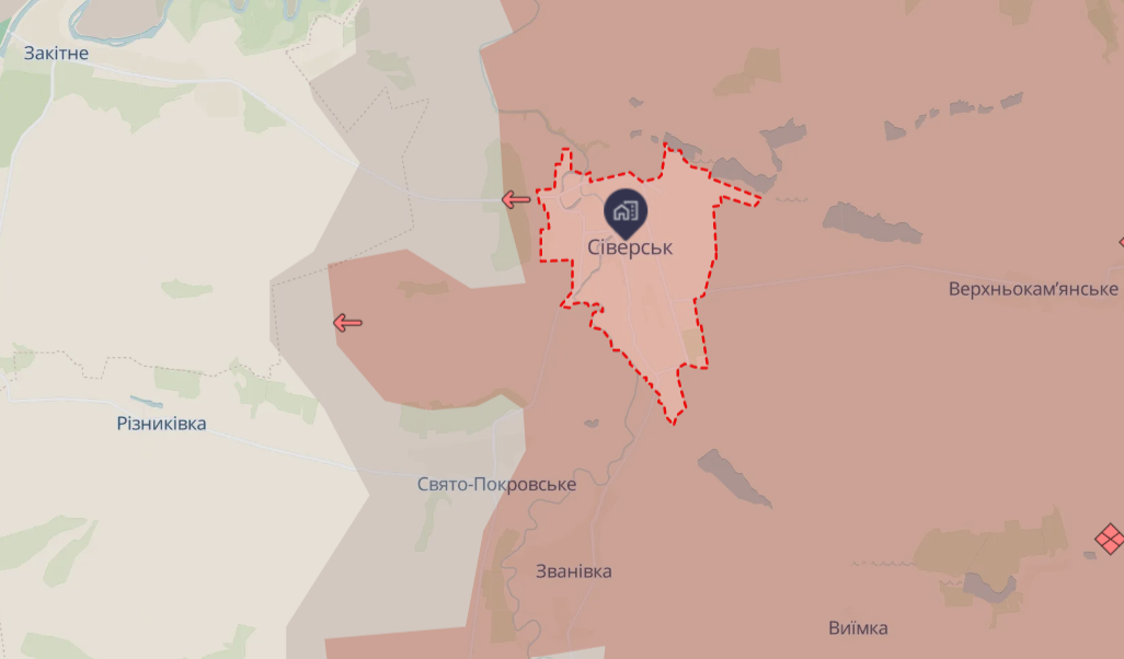 ситуація під сіверськом