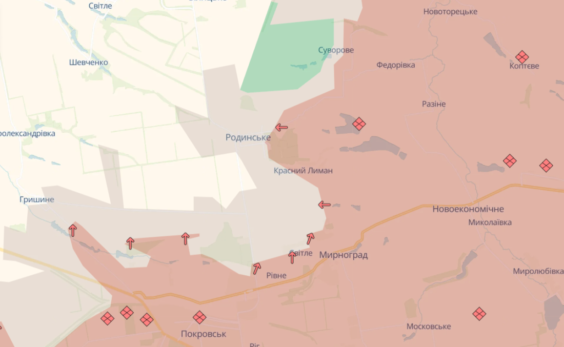 покровському напрямку